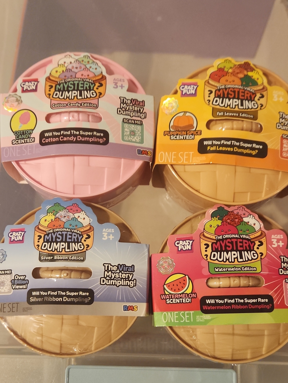 RMS Crazy Fun Mystery Dumpling Assorted Lot Of 4 (See Pic)